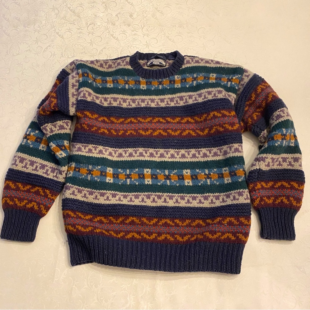 Vintage Handmade Thornton Bay Wool Sweater